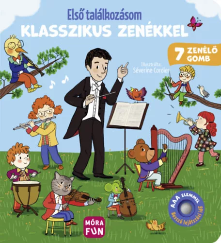 Első találkozásom klasszikus zenékkel -7 zenélő gombbal  