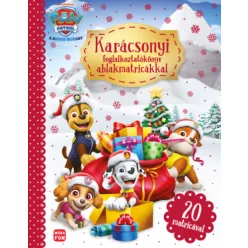   Mancs Őrjárat - Karácsonyi foglalkoztatókönyv 20 db ablakmatricával 