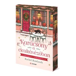   Karácsony a cicakávézóban (élfestett) - Rachel Rowlands (kötött áras) 