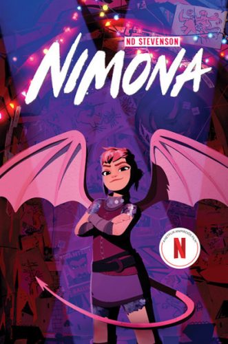 Nimona - Filmes borítóval- Noelle Stevenson