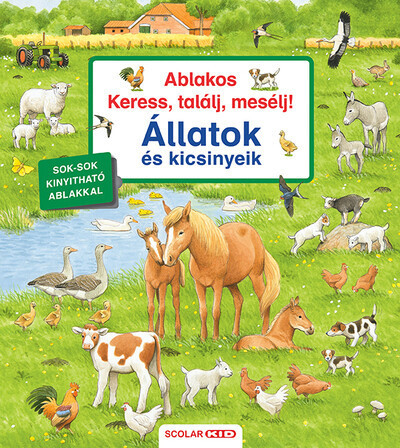 Ablakos Keress, találj, mesélj! - Állatok és kicsinyeik -  Susanne Gernhauser