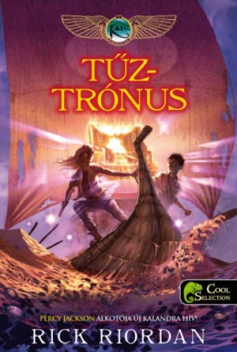 Rick Riordan - Tűztrónus - A Kane krónikák 2. (puha)