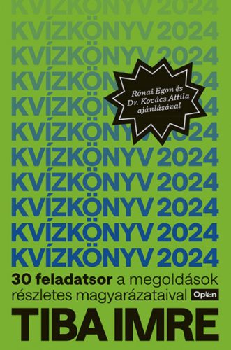 Tiba Imre - Kvízkönyv 2024