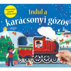   Indul a karácsonyi gőzös - Kipattintható vonattal és 6 kártyával