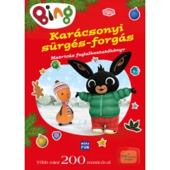   Bing - Karácsonyi sürgés-forgás - Matricás foglalkoztatókönyv