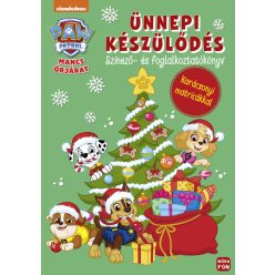   Mancs Őrjárat - Ünnepi készülődés - Színező- és foglalkoztatókönyv karácsonyi matricákkal