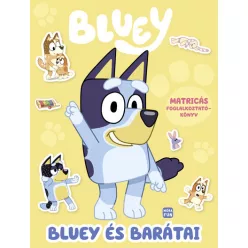 Bluey - Bluey és barátai - Matricás foglalkoztatókönyv