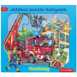 Játékos puzzle-könyvem: Tűzoltóság - Steffi Korda